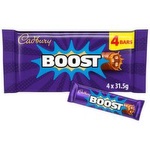 Cadbury Boost Chocolate Bar 4 Pack (31.5 g)